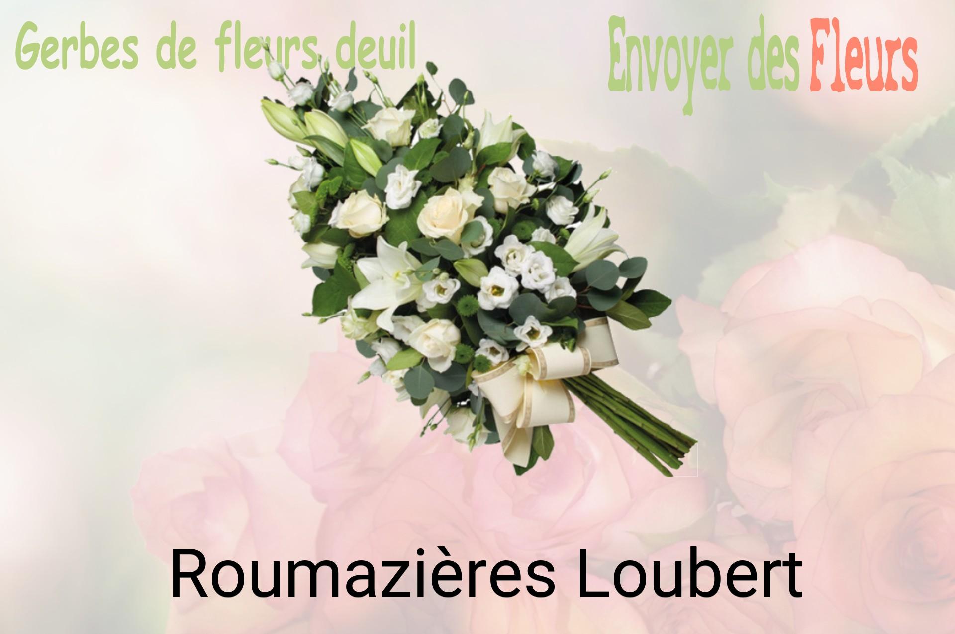 Gerbe de fleurs de deuil livrée à Roumazières-Loubert